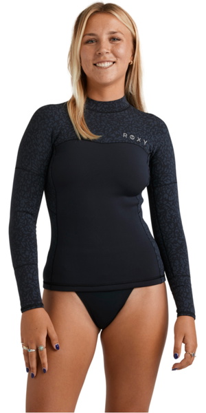 2026 Roxy Womens Swell Natural 1mm Pullover Jacket 26BW273500 - Animal Print